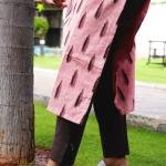 WOMEN’S ELEGANT PINK KURTI SET WITH DUPATTA