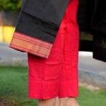 WOMEN’S ELEGANT BLACK KURTI SET WITH DUPATTA