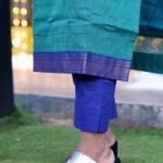 WOMEN’S ELEGANT TEAL GREEN KURTI SET WITH DUPATTA